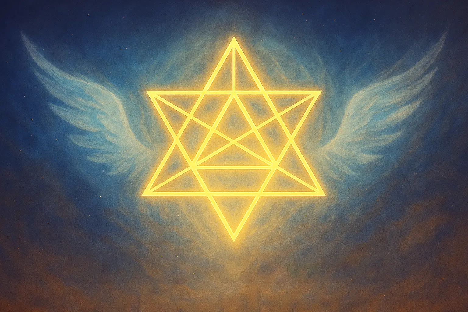 Geometría sagrada luminosa con energía ascendente del Portal 10/10