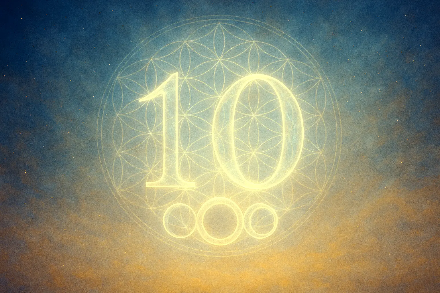 Luz dorada en horizonte sagrado, integración de la energía del Portal 10/10