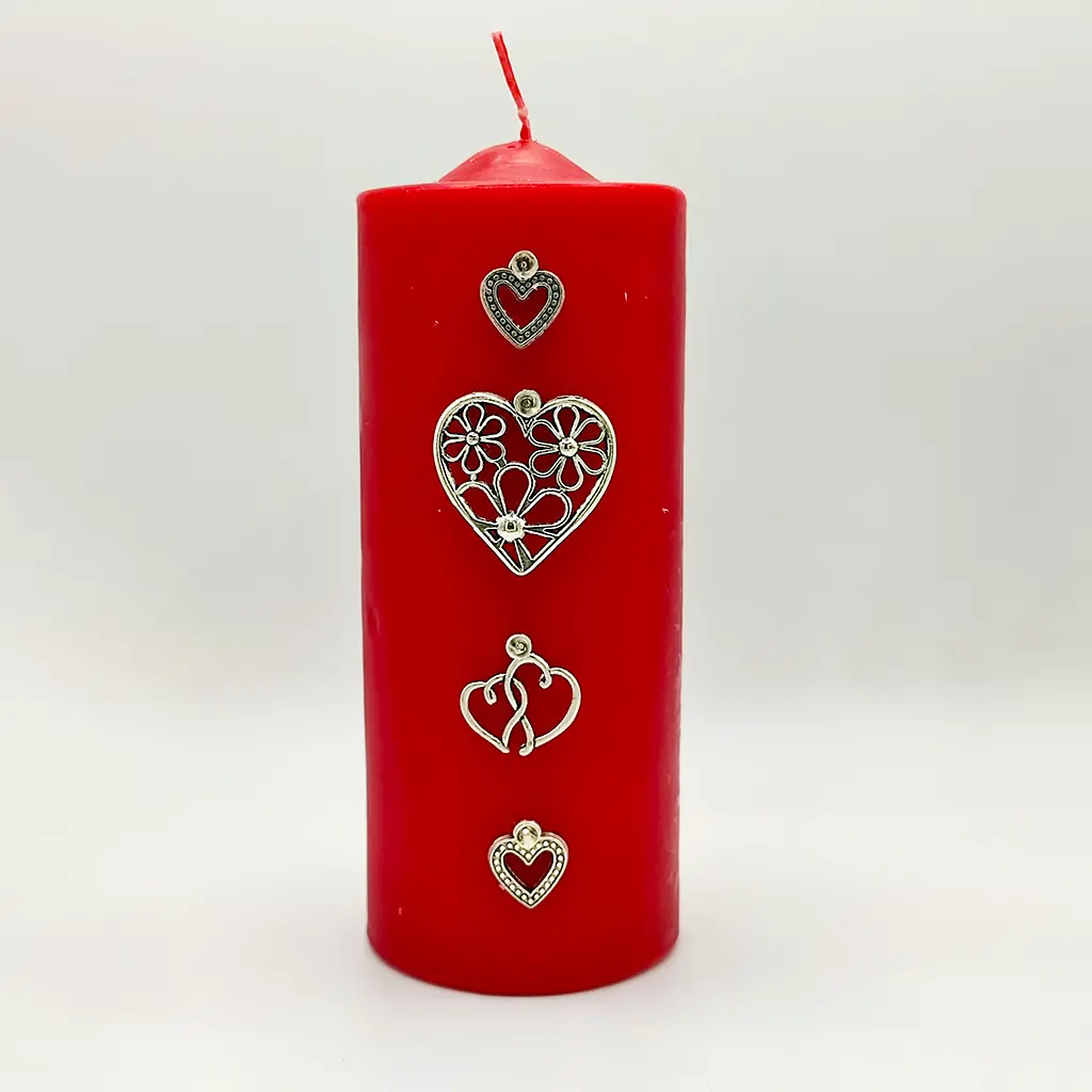 velon talisman amor rojo con corazones