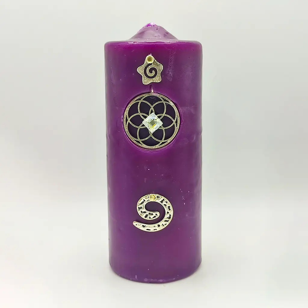 velon talisman proteccion morado con talismanes