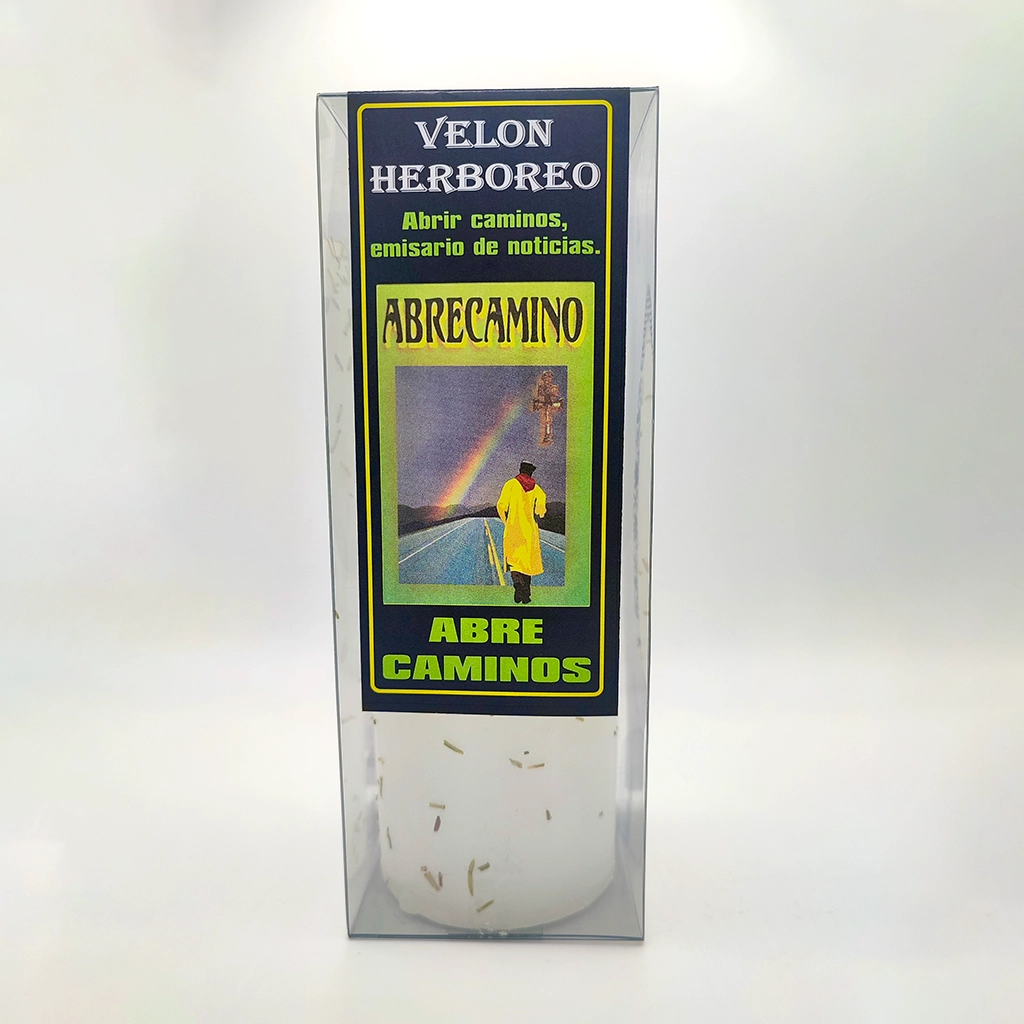 Velón herbóreo blanco Abre Caminos para abrir caminos y atraer noticias