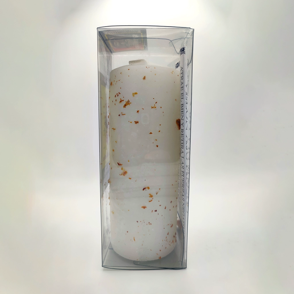 Velón herbóreo blanco Ajo Macho para protección y limpieza energética