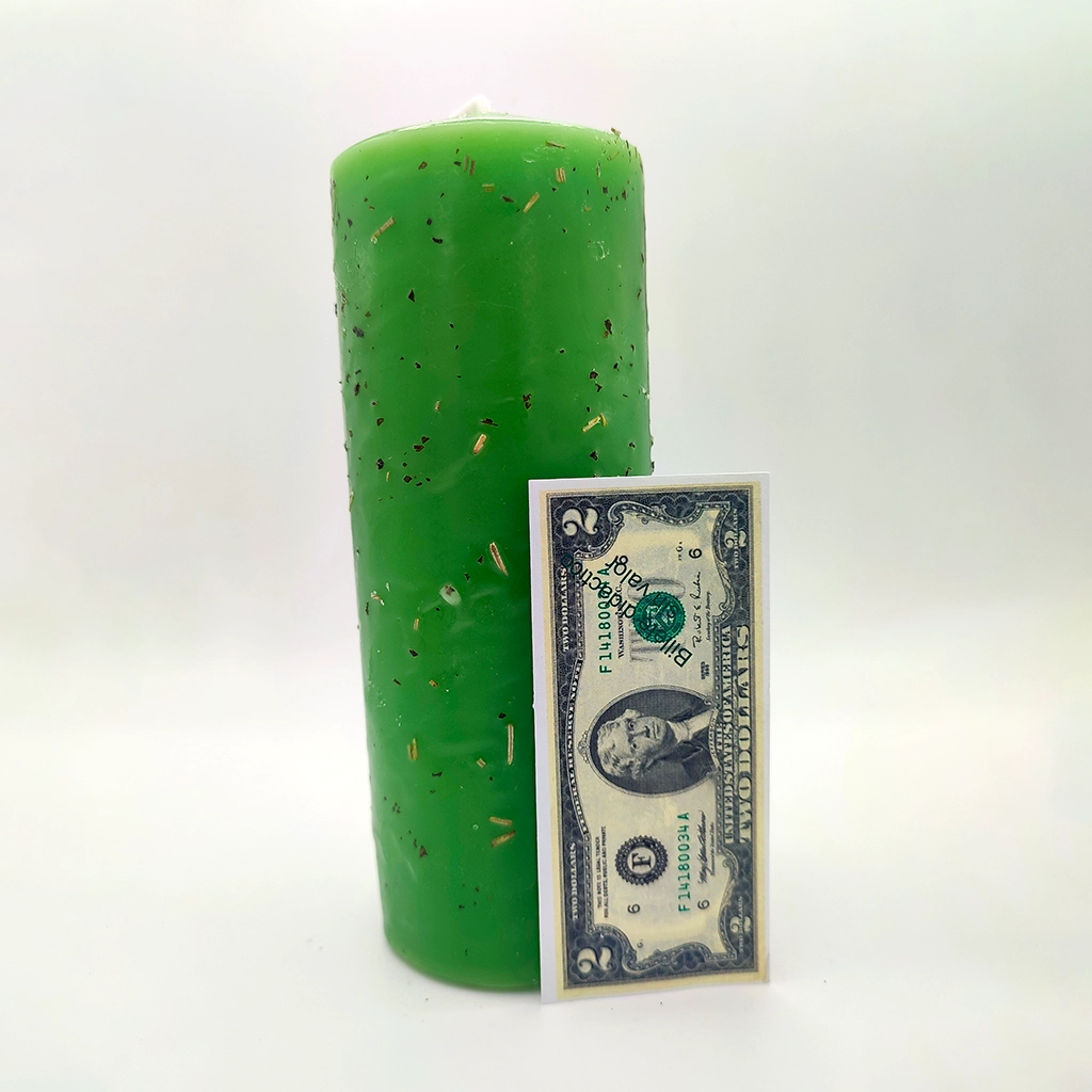 Velón herbóreo verde Llama Cliente para incrementar ventas