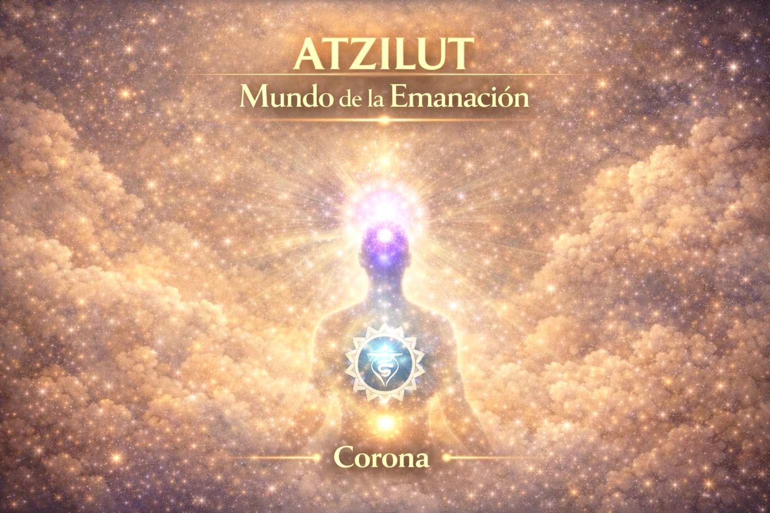 Atzilut mundo cabalístico vinculado al chakra corona y la conciencia de unidad