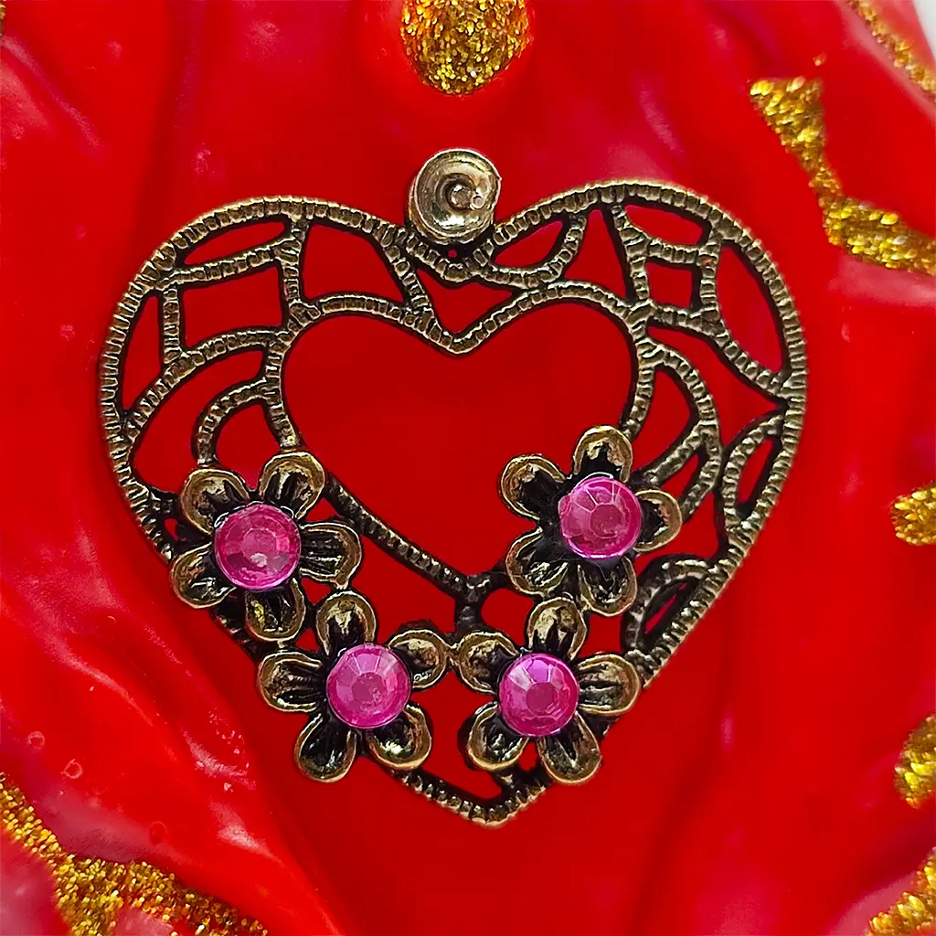 Velón ritual rojo Don Juan del Amor para atracción y reconciliación