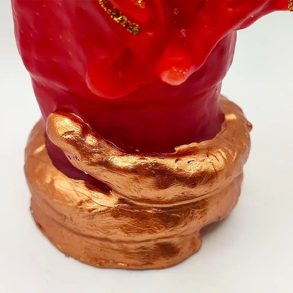 Velón ritual rojo Don Juan del Amor para atracción y reconciliación