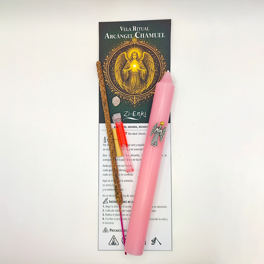 vela ritual arcangel chamuel para amor y reconciliacion