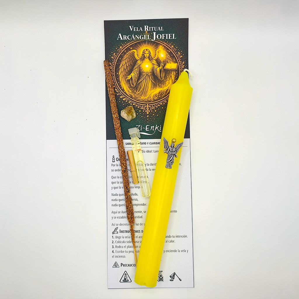 vela ritual arcangel jofiel para sabiduria y claridad mental