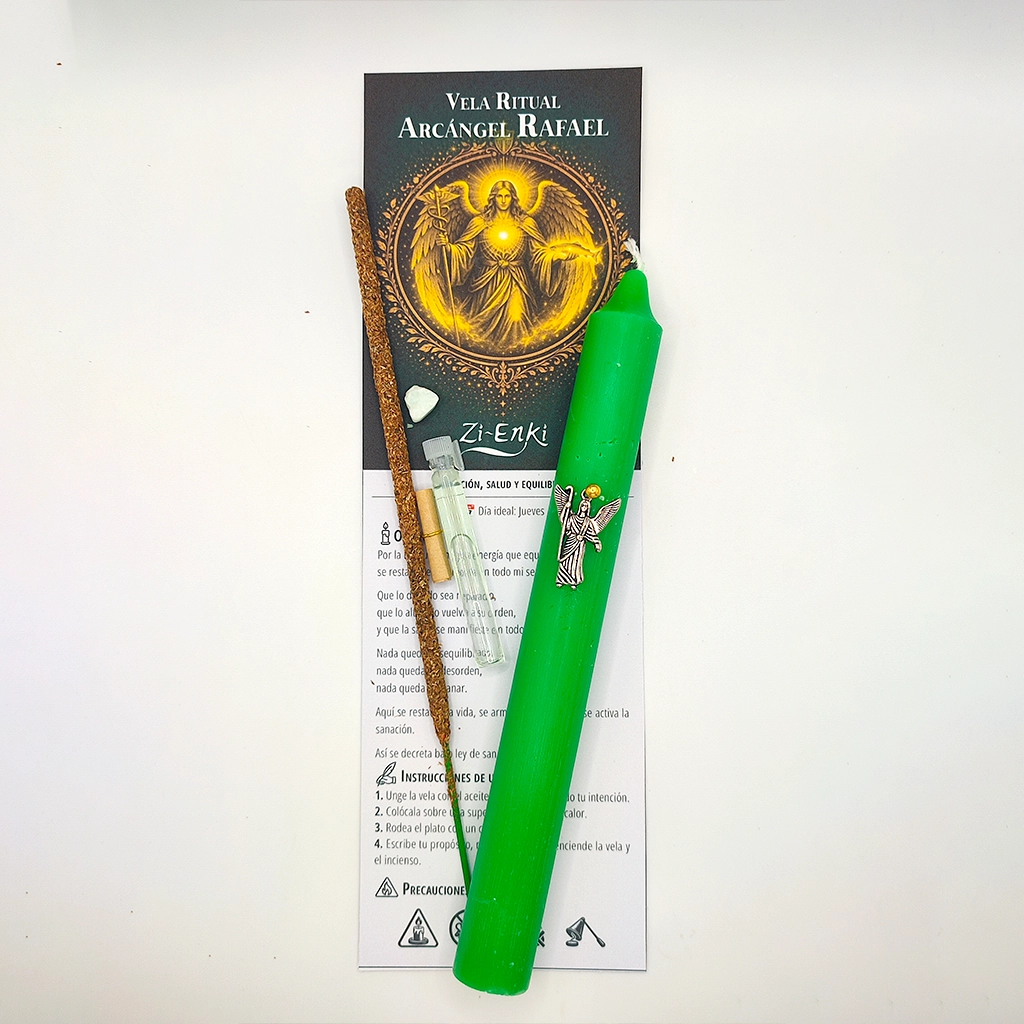 vela ritual arcangel rafael para sanacion y equilibrio