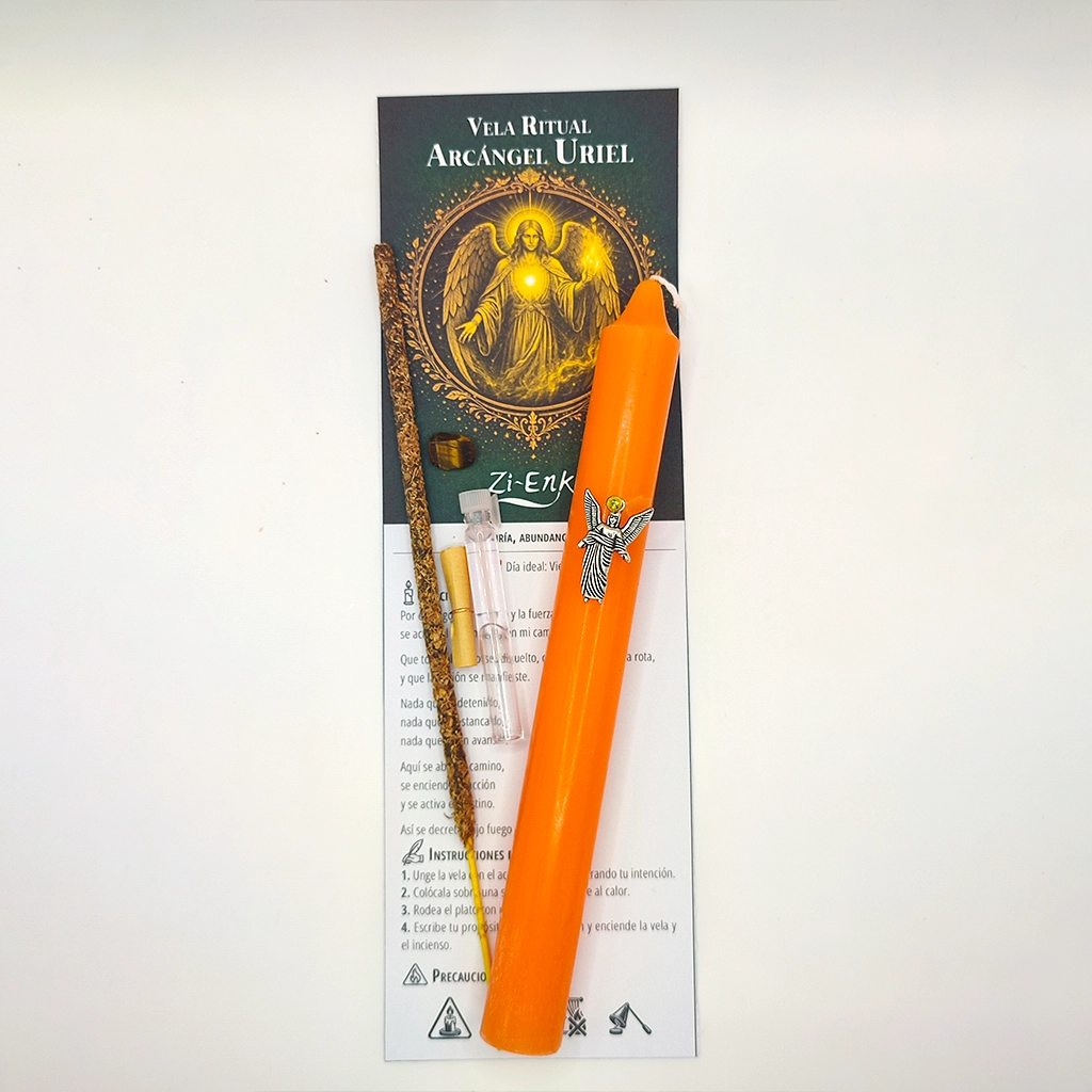 vela ritual arcangel uriel para prosperidad y abundancia