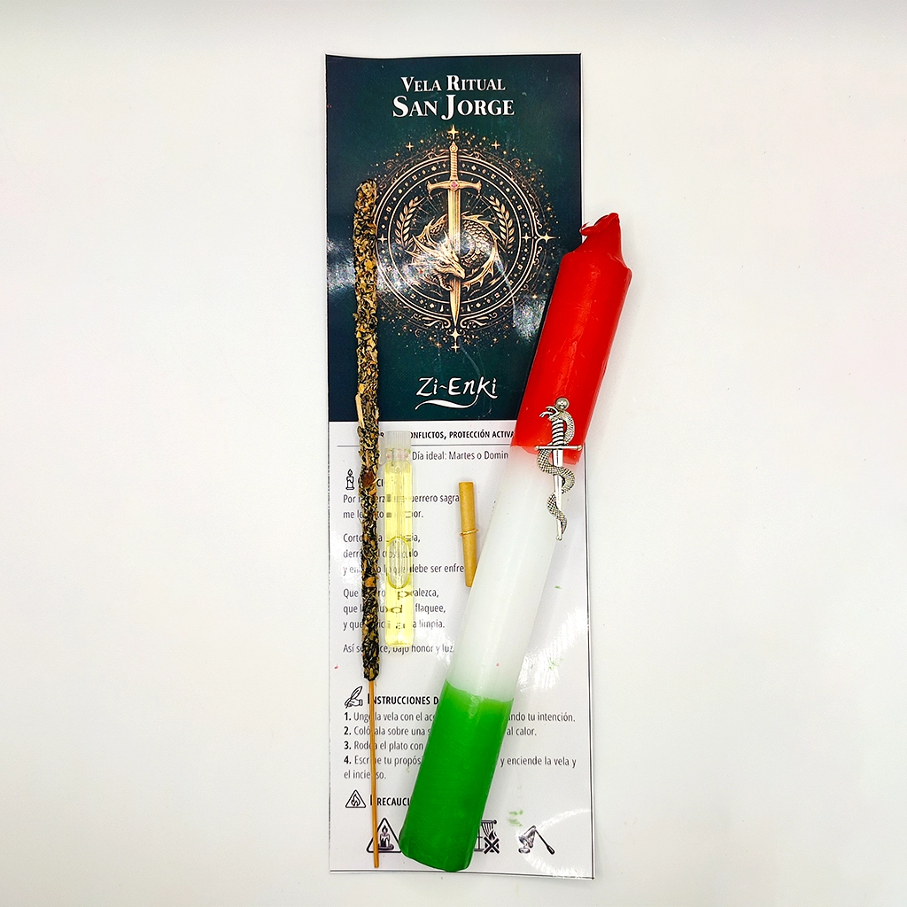 vela ritual san jorge para victoria y protección activa