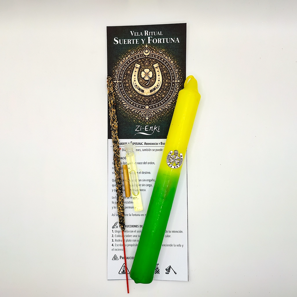 vela ritual suerte y fortuna para atraer abundancia y prosperidad