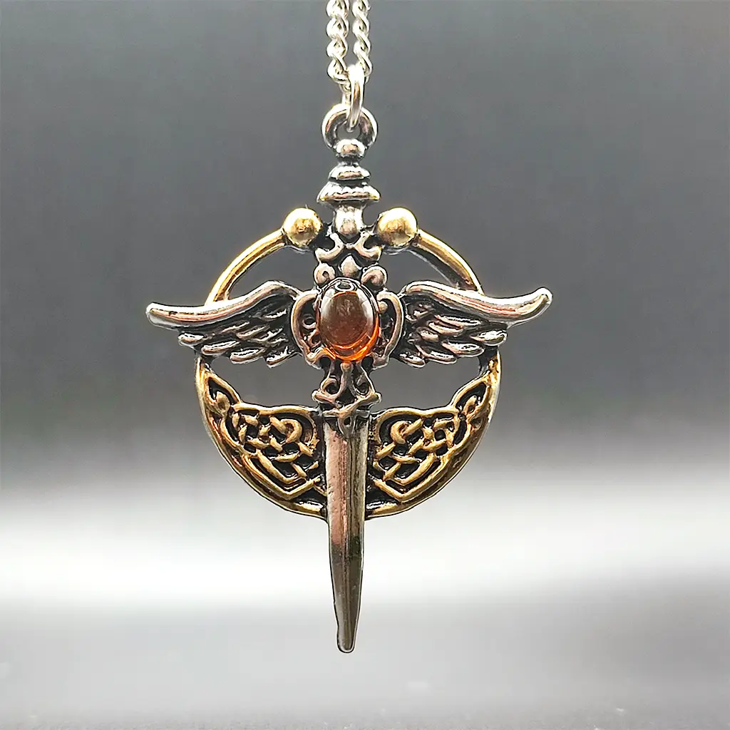 colgante san miguel espada amuleto proteccion espiritual