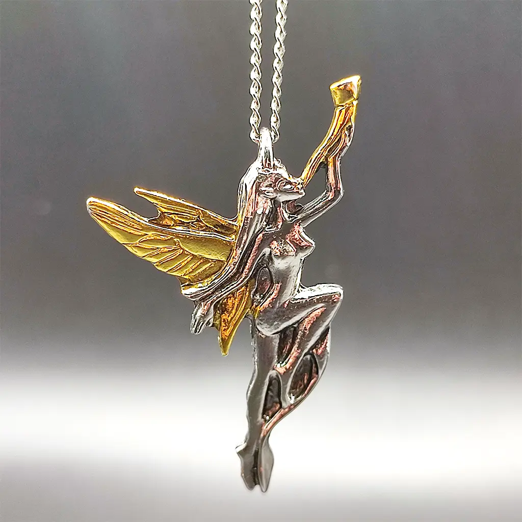 colgante hada semilla de mostaza amuleto manifestacion espiritual