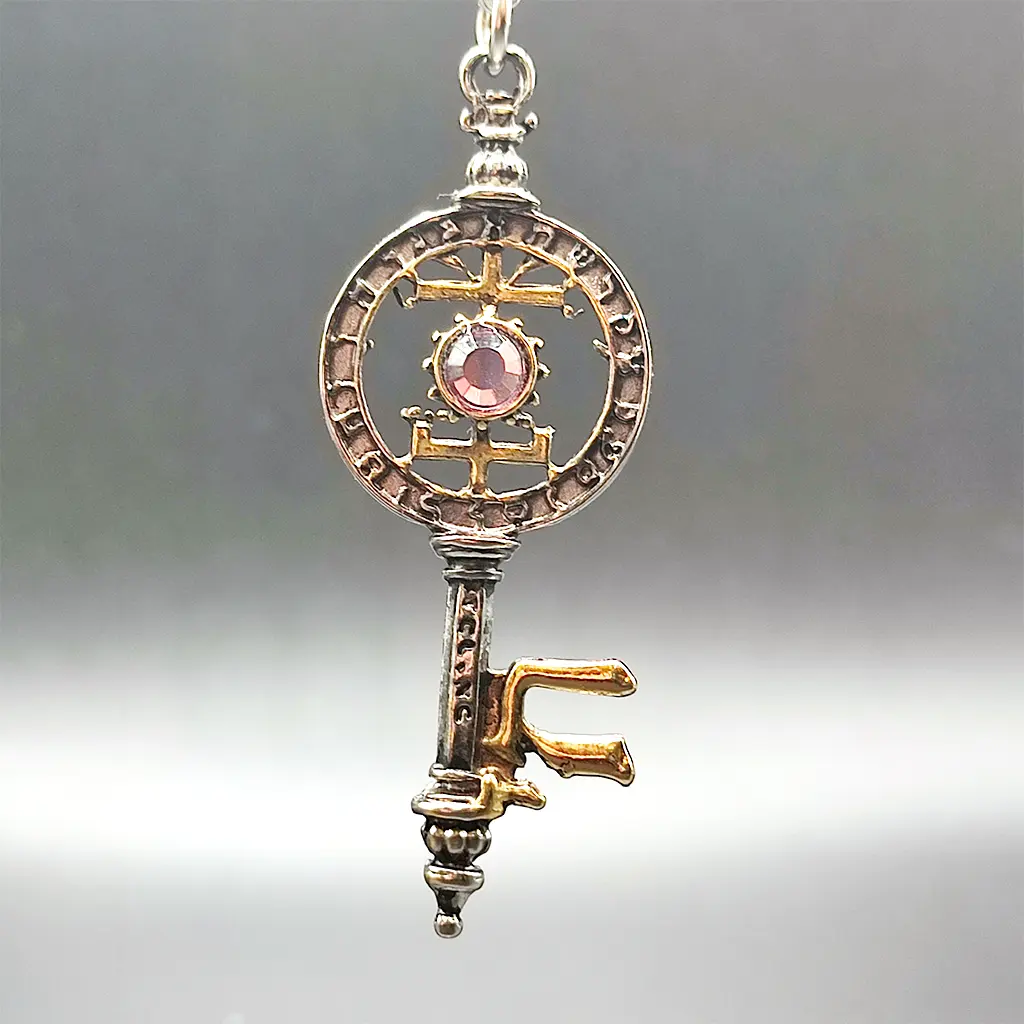 colgante llave sephiroth amuleto cabalistico apertura caminos