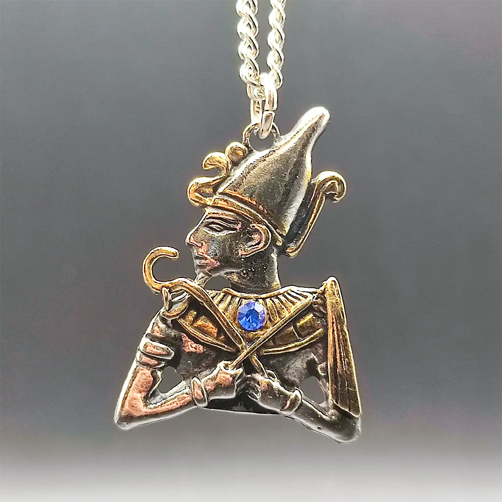 colgante osiris amuleto egipto renacimiento
