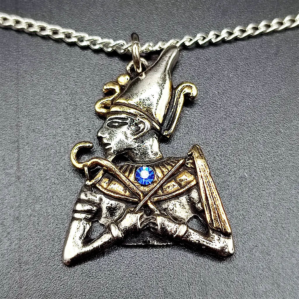 colgante osiris amuleto egipto renacimiento