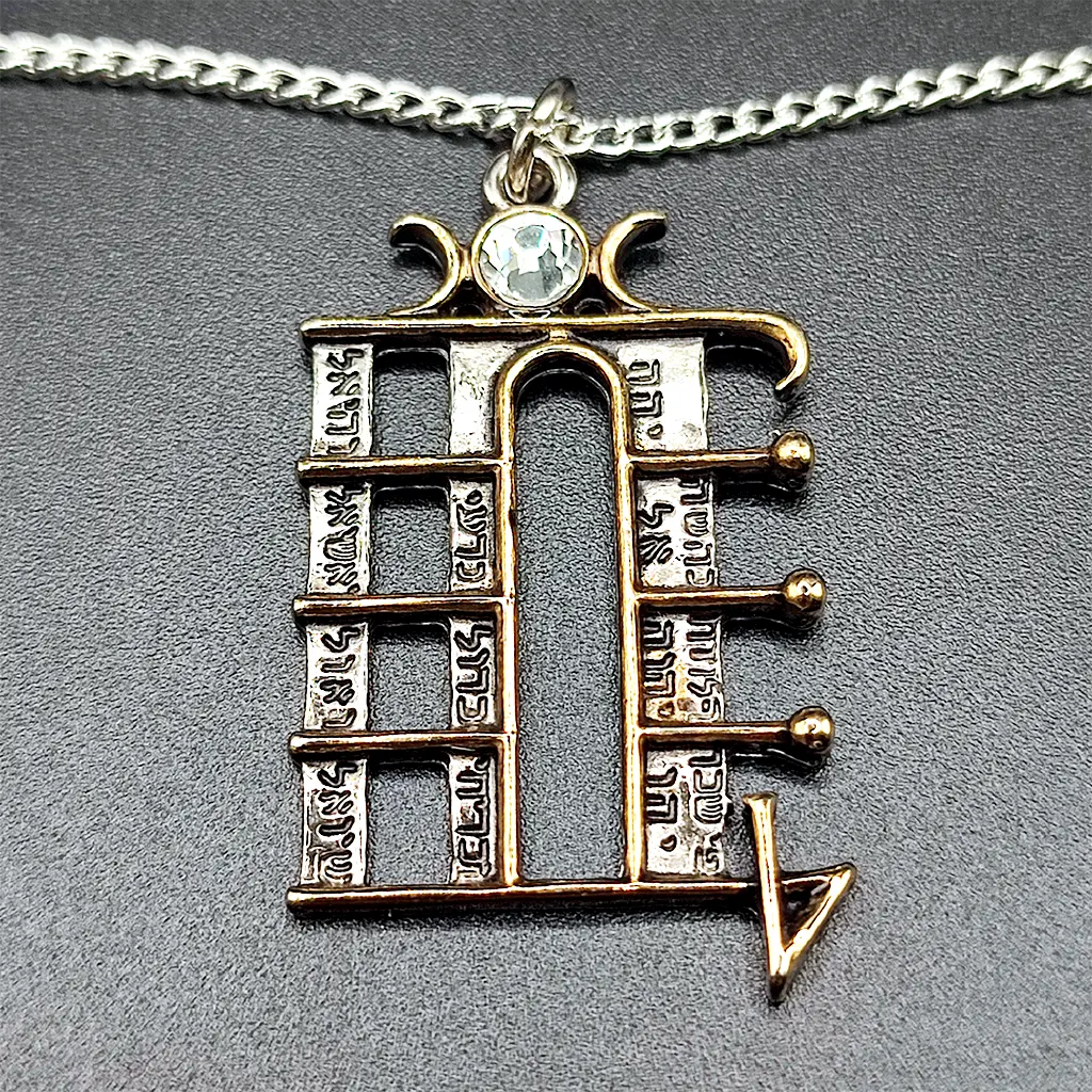 colgante pentaculo lunar amuleto proteccion intuicion