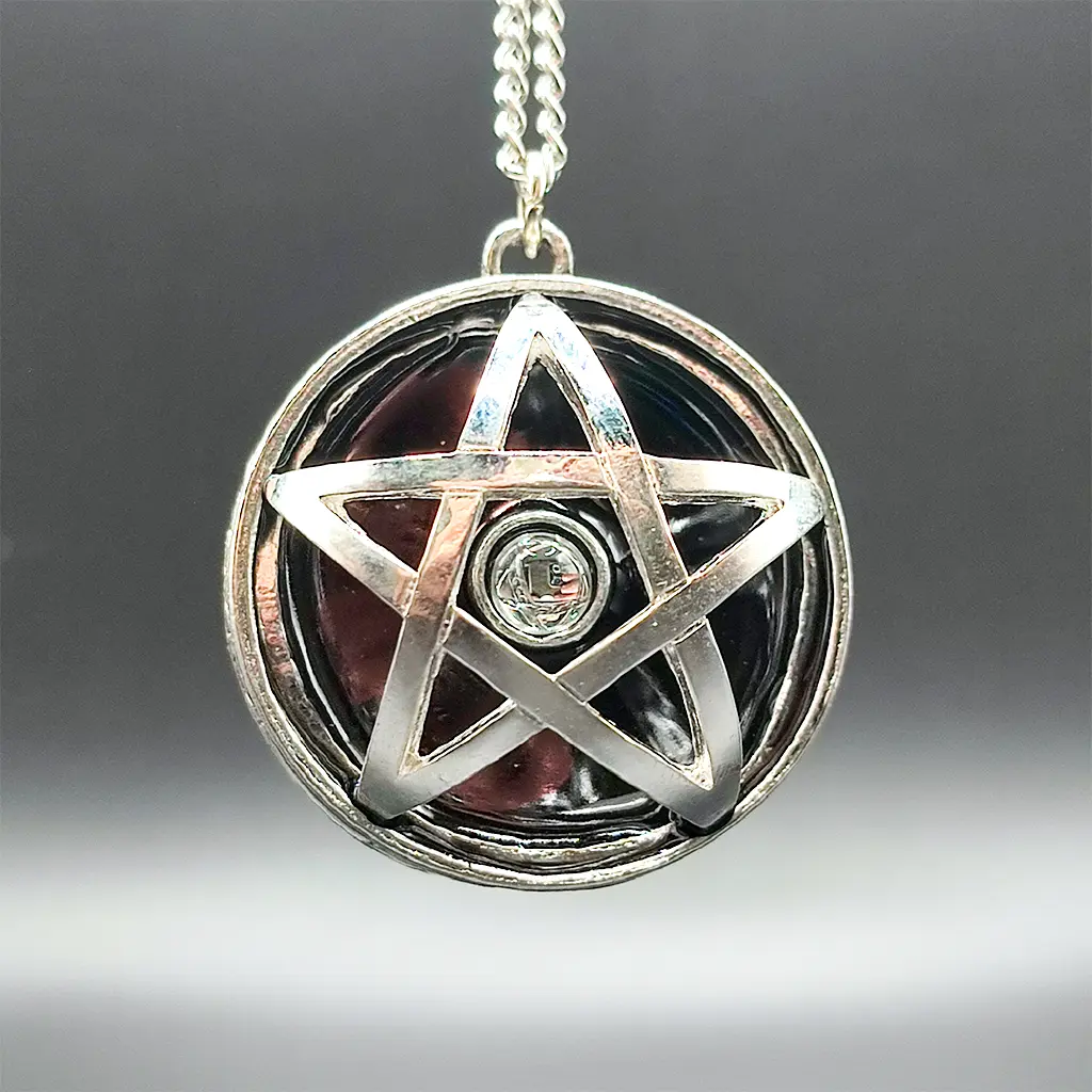 colgante pentagrama astral proteccion energia