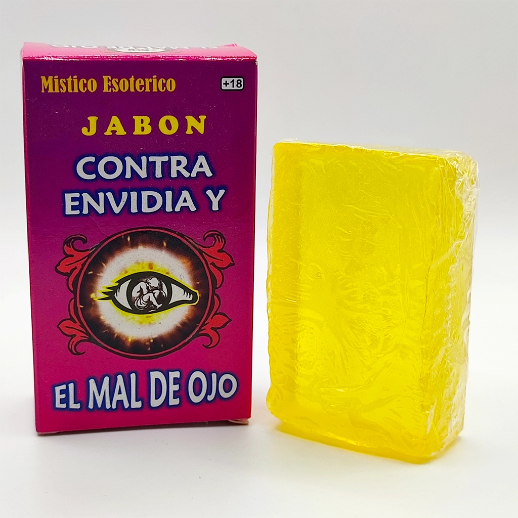 Jabón espiritual contra envidia y mal de ojo para limpieza energética y protección