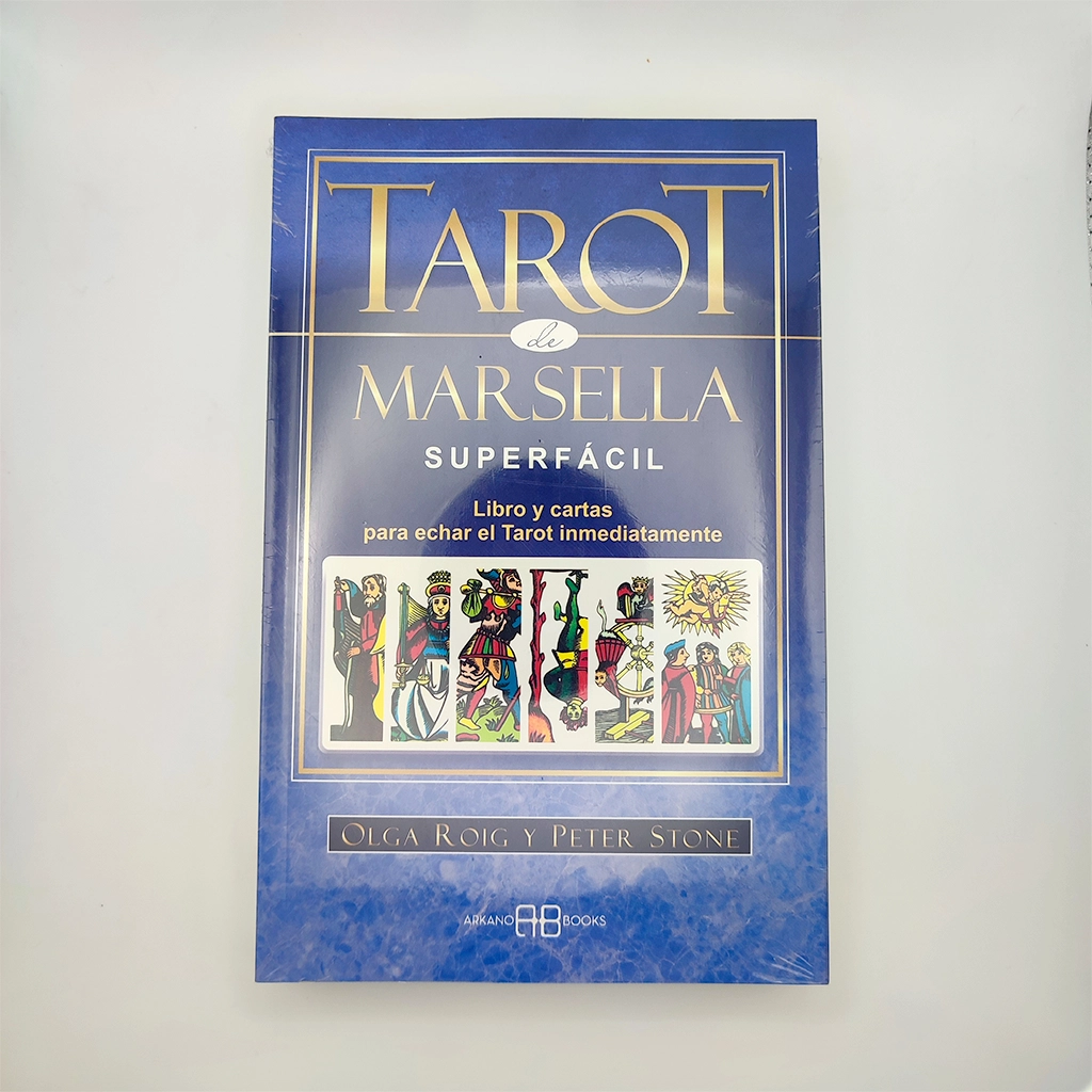 Pack Tarot de Marsella Superfácil con libro guía y cartas para aprender tarot fácilmente