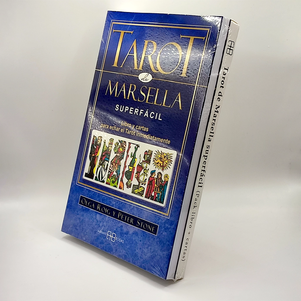 Pack Tarot de Marsella Superfácil con libro guía y cartas para aprender tarot fácilmente