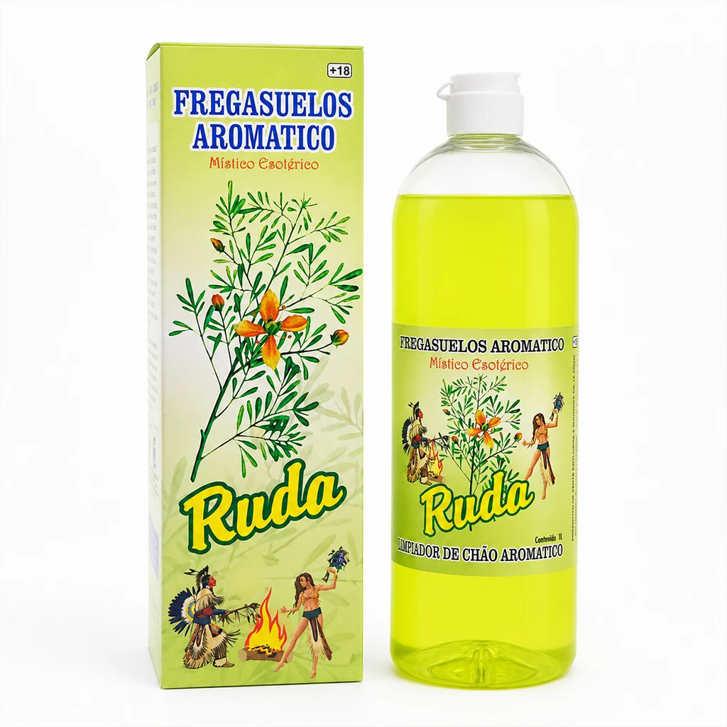 Fregasuelos de Ruda para limpieza energética y protección del hogar o negocio