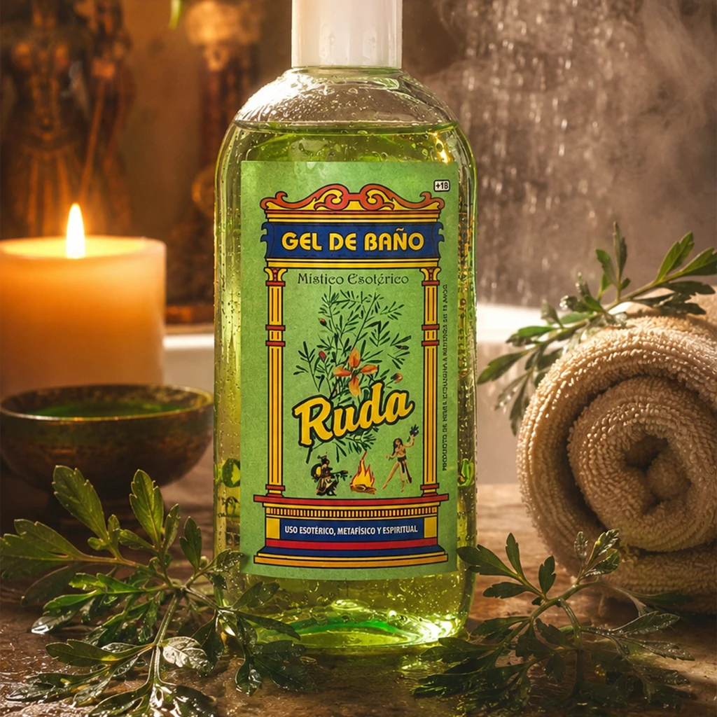 Gel de Baño de Ruda – Limpieza y Protección Espiritual Gel de Baño de Ruda para limpieza y protección espiritual