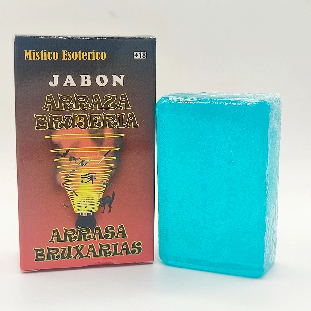 Jabón esotérico Arrasa Brujería para limpieza profunda y protección energética