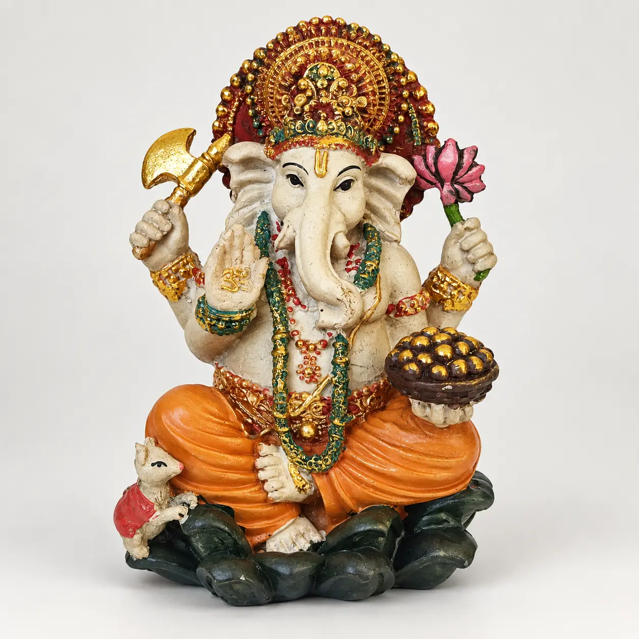 Figura de Ganesha de colores para abrir caminos y atraer prosperidad
