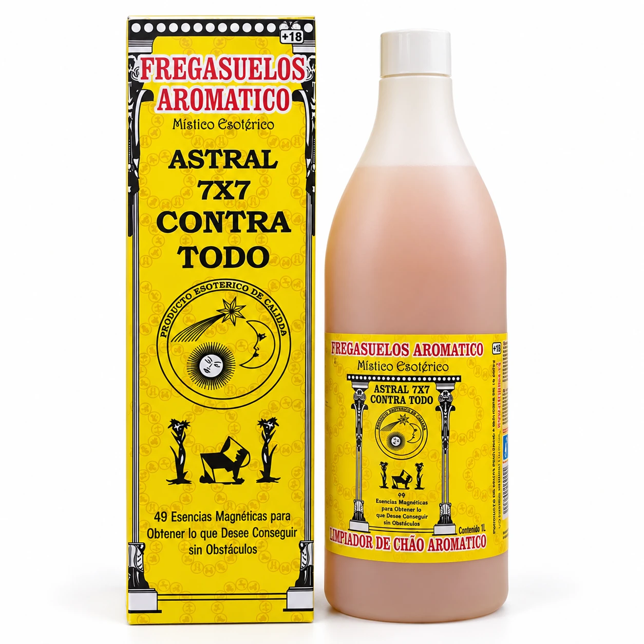 Fregasuelos Astral 7x7 Contra Todo de 1 litro para limpieza energética y protección del hogar