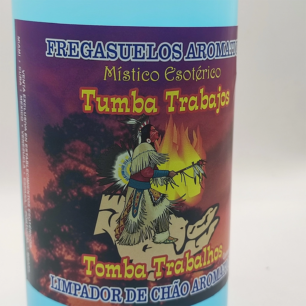 Fregasuelos Tumba Trabajos – Limpieza Energética y Protección Fregasuelos Tumba Trabajos de 1 litro para limpieza energética y protección del hogar