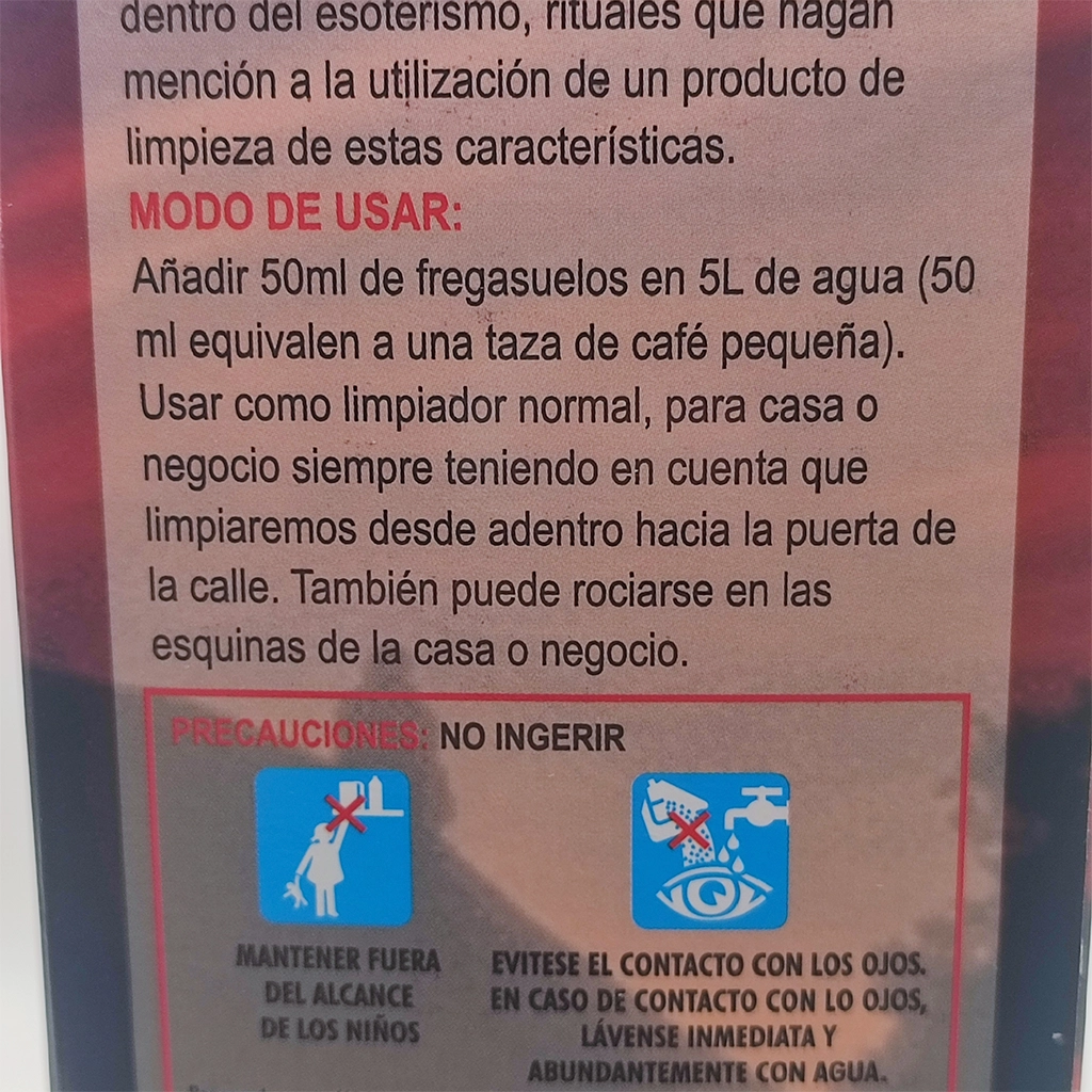 Fregasuelos Tumba Trabajos – Limpieza Energética y Protección Fregasuelos Tumba Trabajos de 1 litro para limpieza energética y protección del hogar