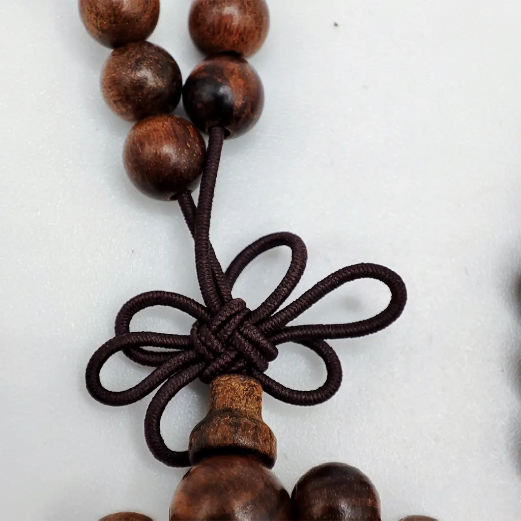 Japa Mala de sándalo 6 mm Japa Mala de madera de sándalo de 6 mm